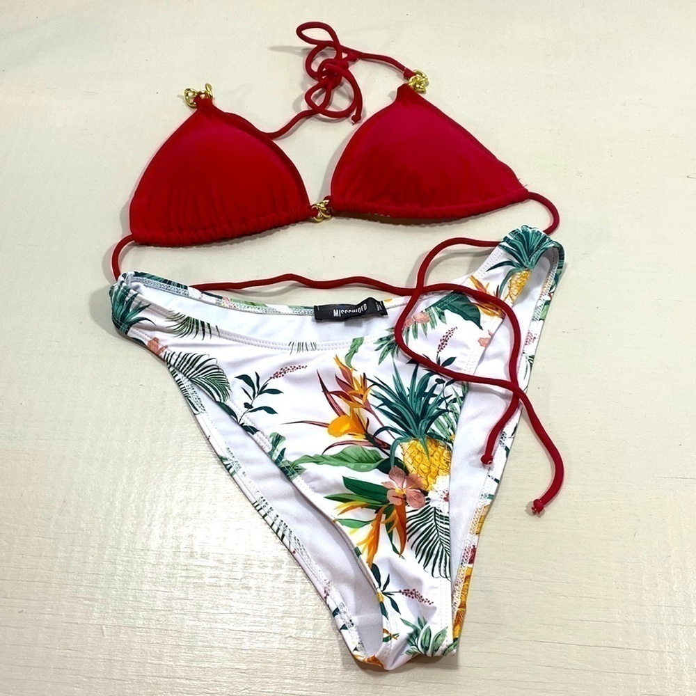 Swim by ohlalacheri top and misguided bikini bottom​​​​​​​​​​​​​​